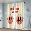 2pcs, Print Curtains 2D print game controller1 Durable 100% Polyester Fabric (without rod) Thermal Insulation, and Room 6