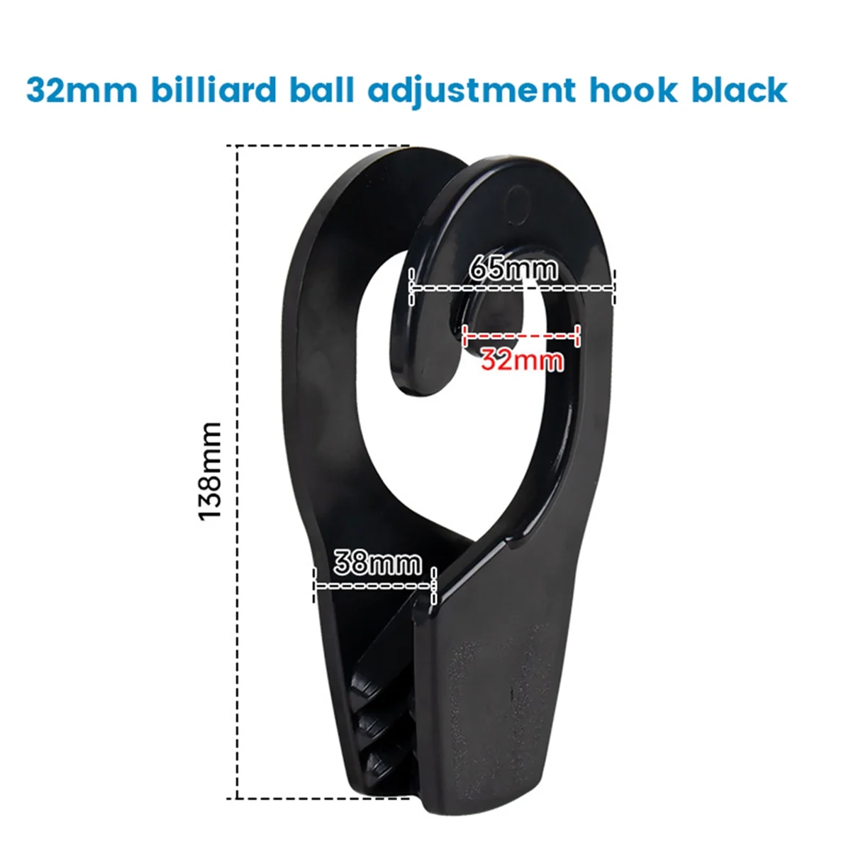 Rail Mount Boat Fender Hanger Hook Quick Release Clip Professional Versatile Adjuster Clip Line 32mm Black