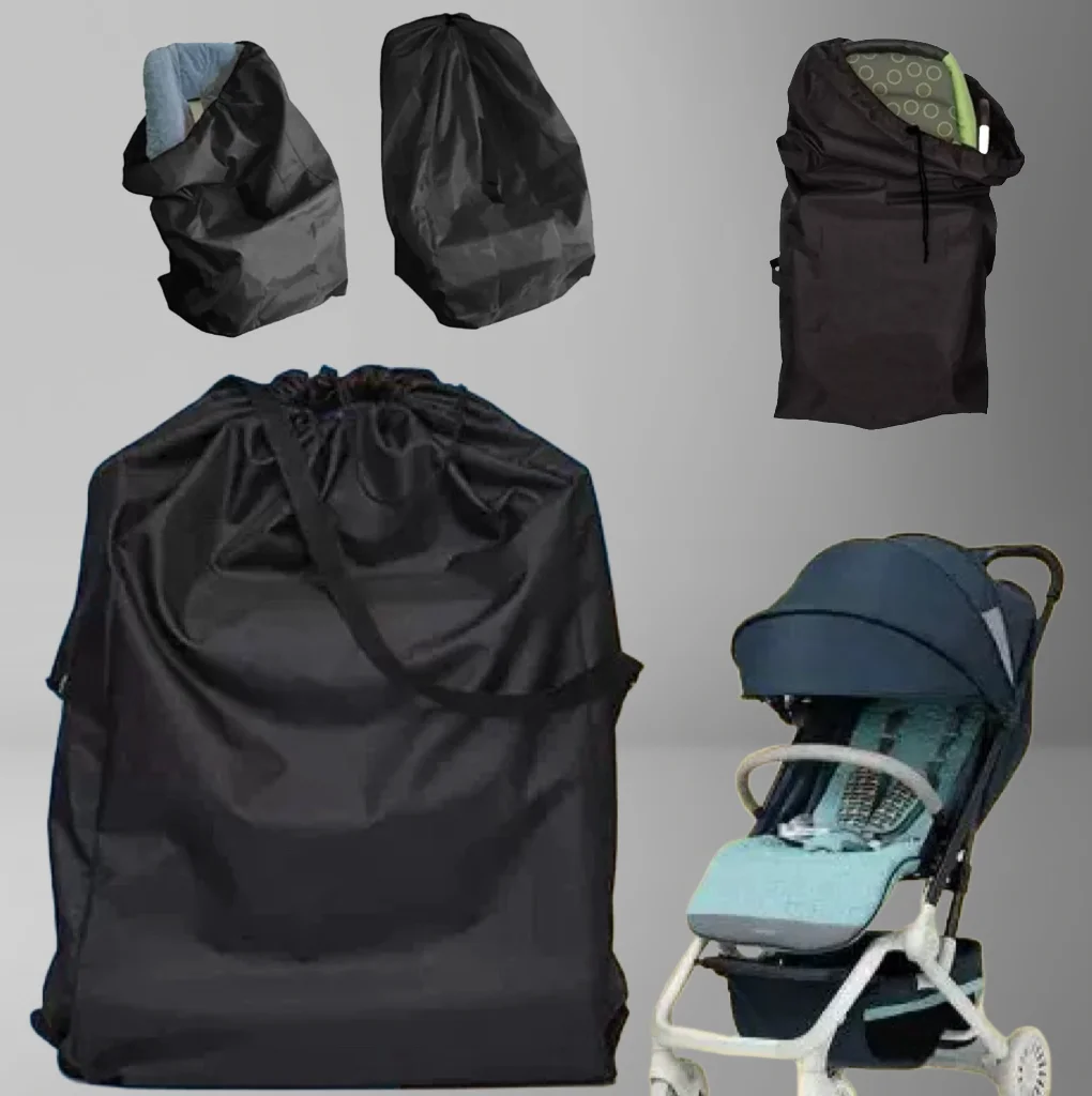 Bolsa de almacenamiento para cochecito de bebé, bolsa Universal a prueba de polvo, cubierta para cochecito, barco de viaje, accesorios para carritos de guardería