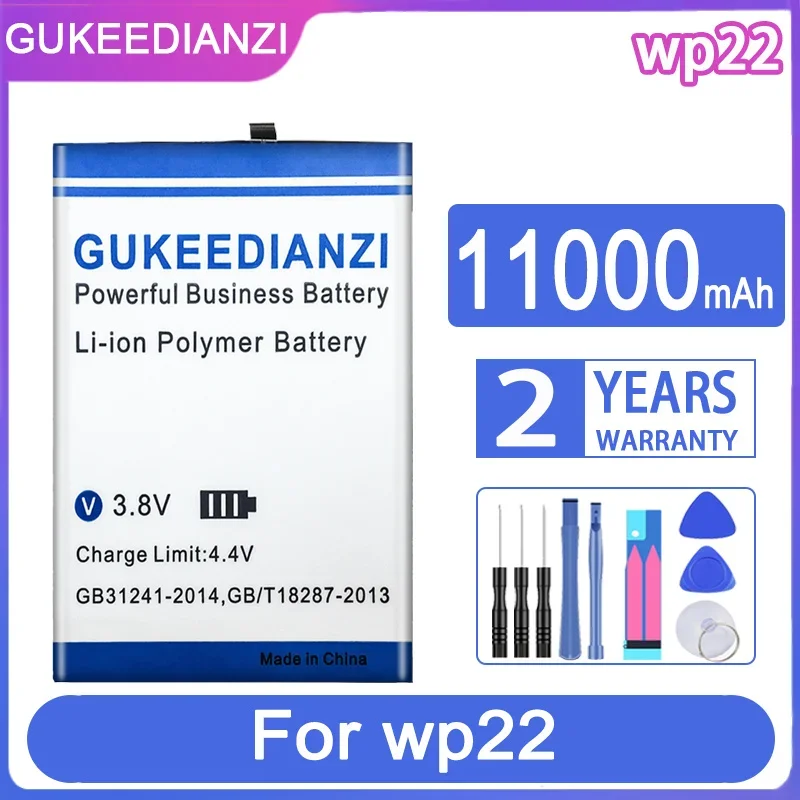 

GUKEEDIANZI Replacement Battery S109 11000mAh For OUKITEL WP22 S109
