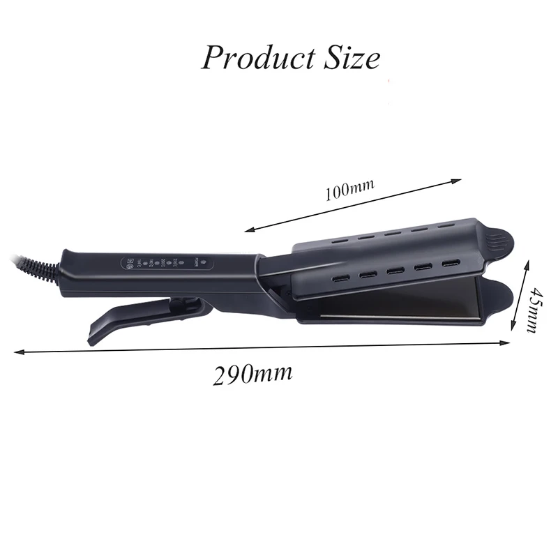 Ceramic tourmaline ion flat iron hair straightener four speed temperature adjustment fast heating hair straightener 5