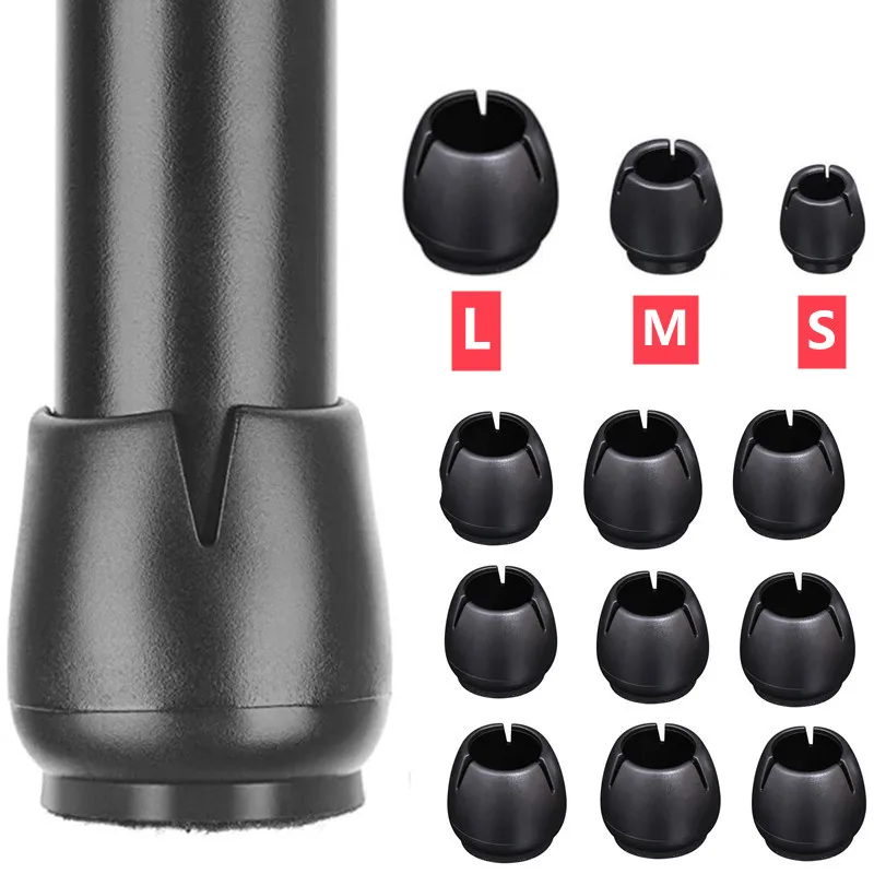 16 pçs tampas de perna de cadeira de mesa de silicone tapete de perna antiderrapante tampas de perna de cadeira de mesa proteção capa inferior almofada protetor de piso de madeira