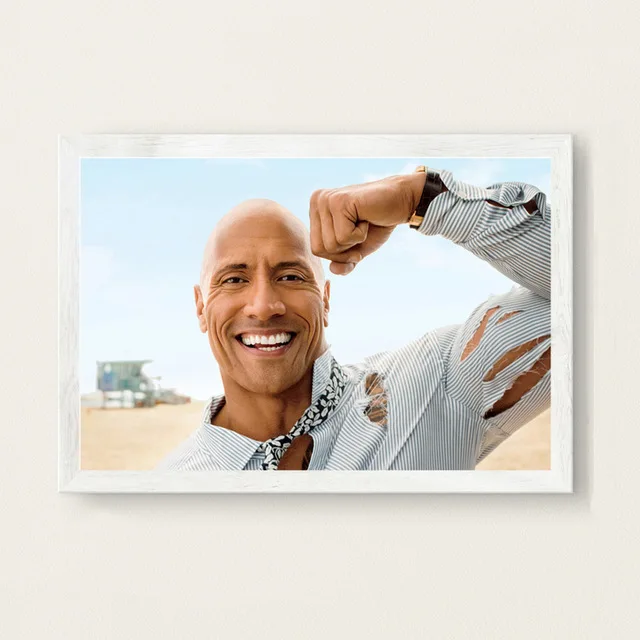 Couverture Douce Dwayne Johnson - 152x127 Cm - Polaire Micro Imprimé - Pour Salon, Chambre, Camping - Cadeau Déco Stylé