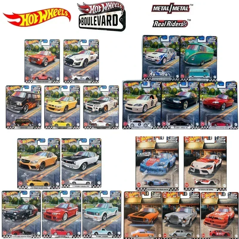 Original Hot Wheels Premium Car Boulevard Kids Toys for Boys Model Voiture 1/64 Diecast Holden Torana A9X Toyota Ford Collection