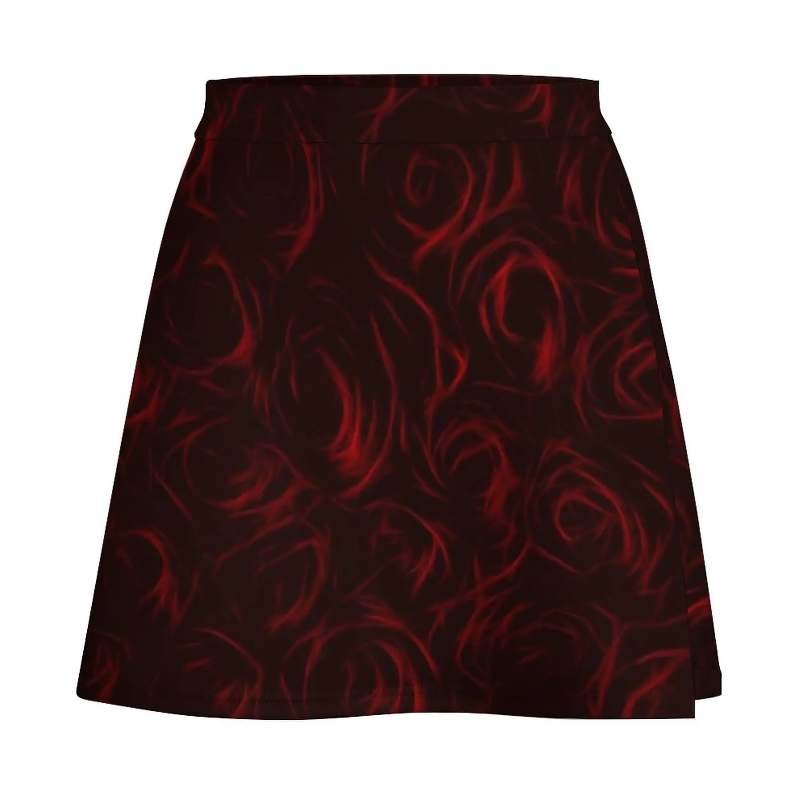 Red roses abstract pattern for wedding,valentines day Mini Skirt Women's summer dress women's summer dress 2024