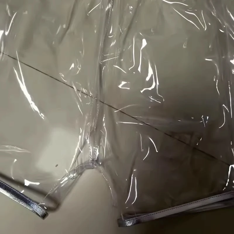 섹시한 커플 투명 PVC 복서 반바지, 감싸진 가장자리 둥근 부드러운 부드러운 조용한 ABDL 플라스틱 바지, 누출 방지 기저귀 팬티
