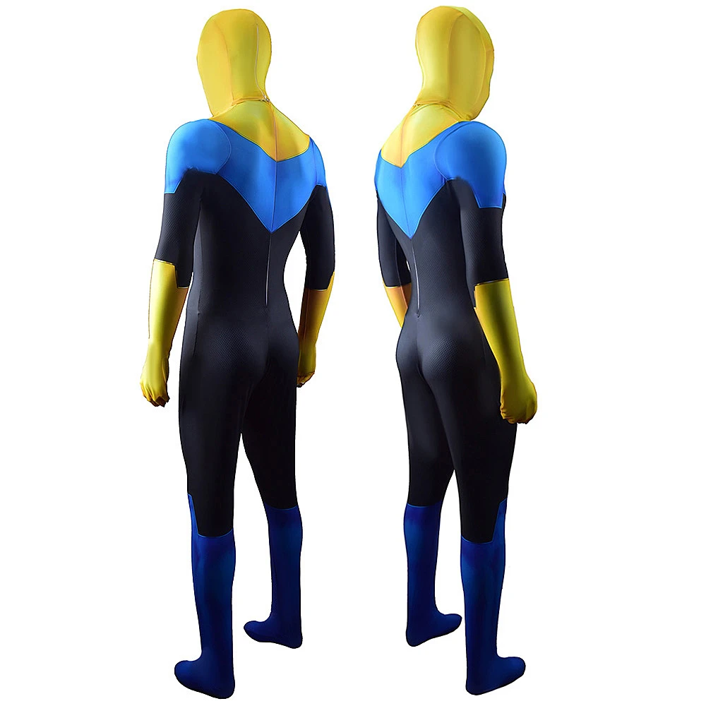Image Comics-Inspired Invincible Spandex Bodysuit Cosplay Costume for Adults and Kids