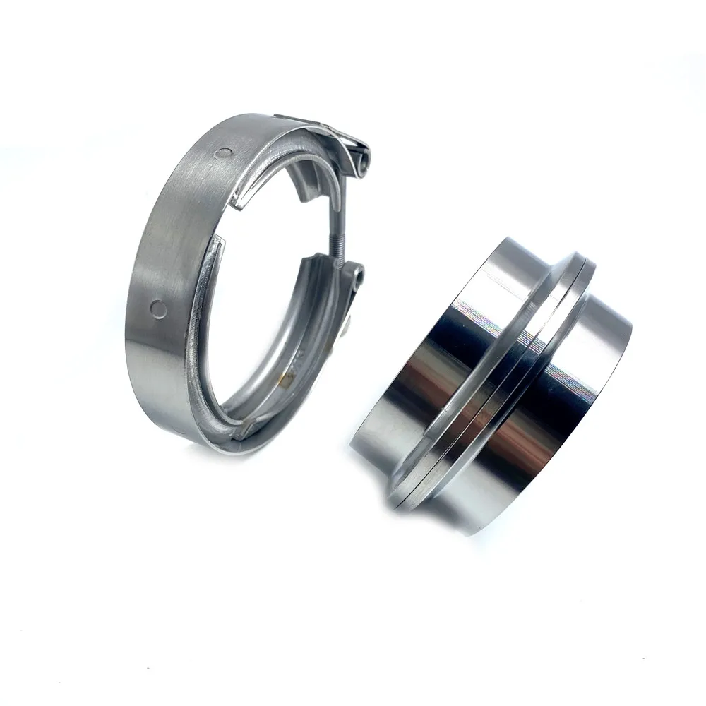 2'' 2.5" 3" 3.5'' 4'' V band Clamp 304 Stainless Steel 3Inch V-band Exhaust Male Female Flange Turbo Exhaust Vband V Clamp Kits
