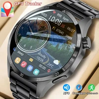 GT4 Pro NFC GPS Sport Smart Watch Men 360*360 AMOLED Screen Heart rate Bluetooth call IP68 Waterproof Smartwatch 2025New Watches 1