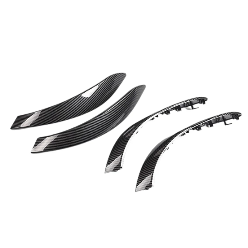 WF-자동차 인테리어 도어 핸들 커버 인테리어 풀 핸들 커버 Forbmw 3 시리즈 F30 F35 2012-2019 인테리어 도어 핸들 외부 커버