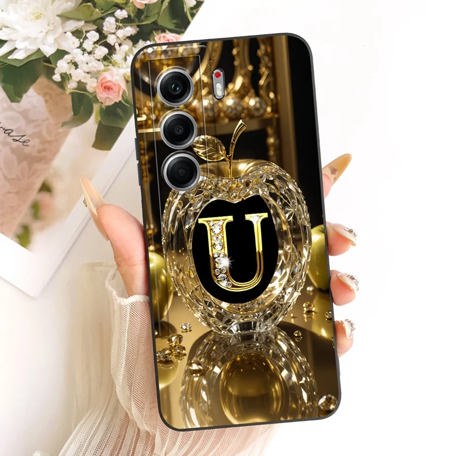 Cute Letters Soft TPU Phone Case - Stylish Protective Cover