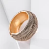 KAYMEN New Bohemia Style Statement Vintage Bangle Embossment Design Fashion Wide Cuff Bracelets Fashion Jewelry for Women 6