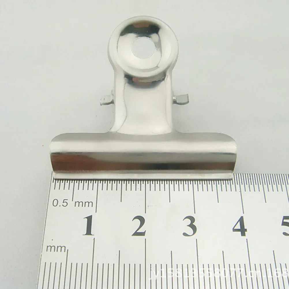 12Pcs 스테인레스 스틸 종이 바인더 그립 클립 실버 금속 클립 사무실 홈 공예 DIY 편지 메모 파일에 대한 강력한 홀드