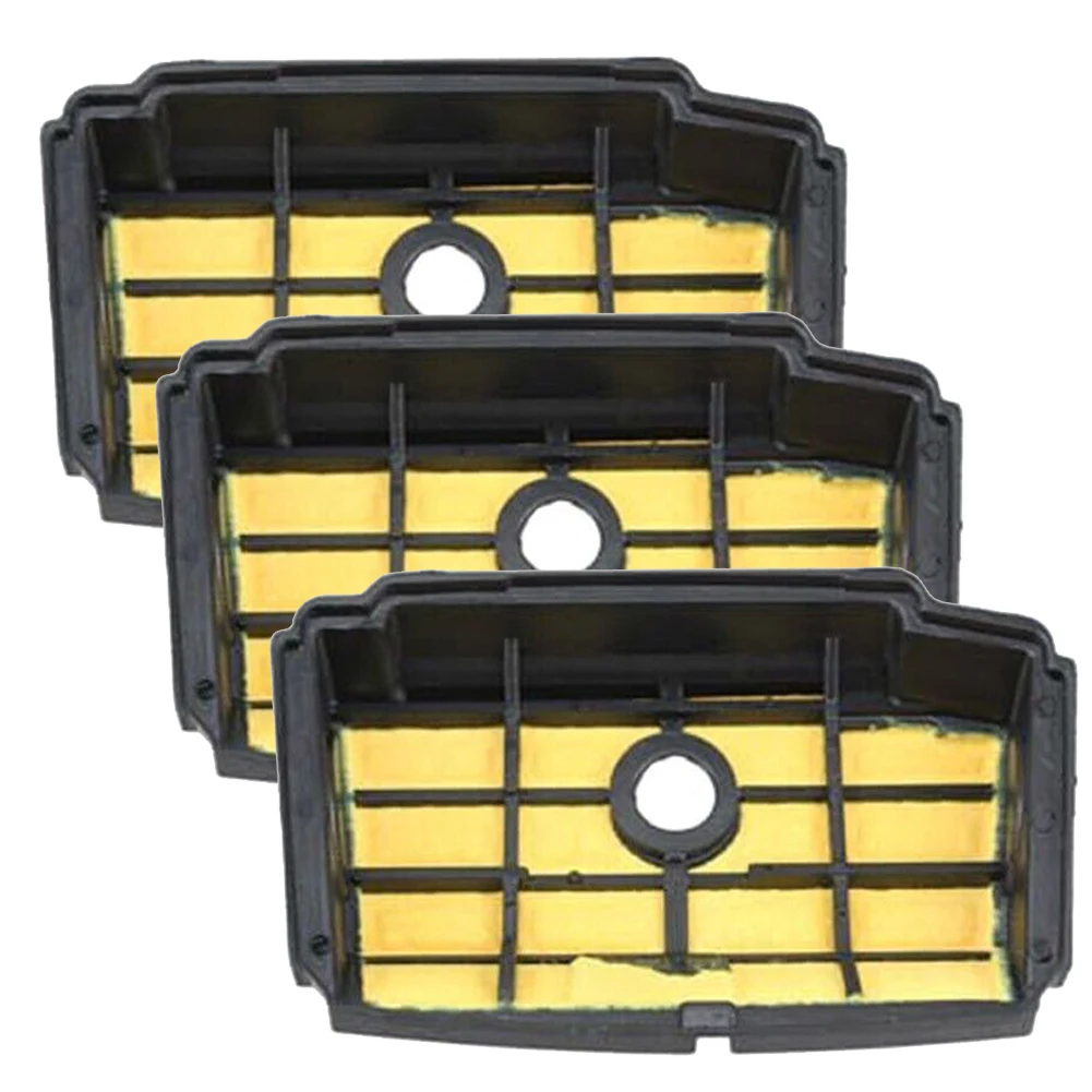 

For Stihl MS193 Chain Saw Filter Air Cleaner For Garden Power Tool Accessory Yellow 3pcs Black Garden Power Tool