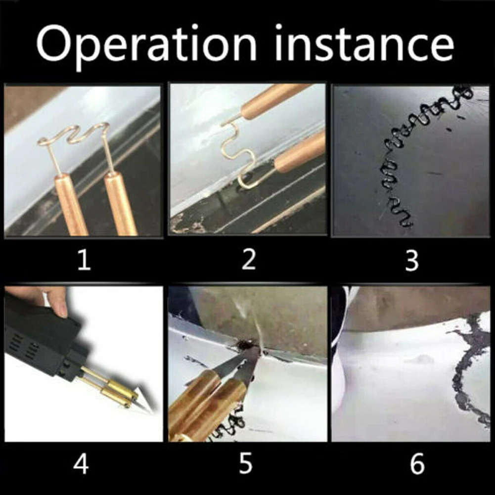 

Welding Staples Soldering Supplies Welder Parts Hot Stapler Flat Staples 200pcs 0.6mm 0.8mm For Plastic Welder Car Bumper Repair
