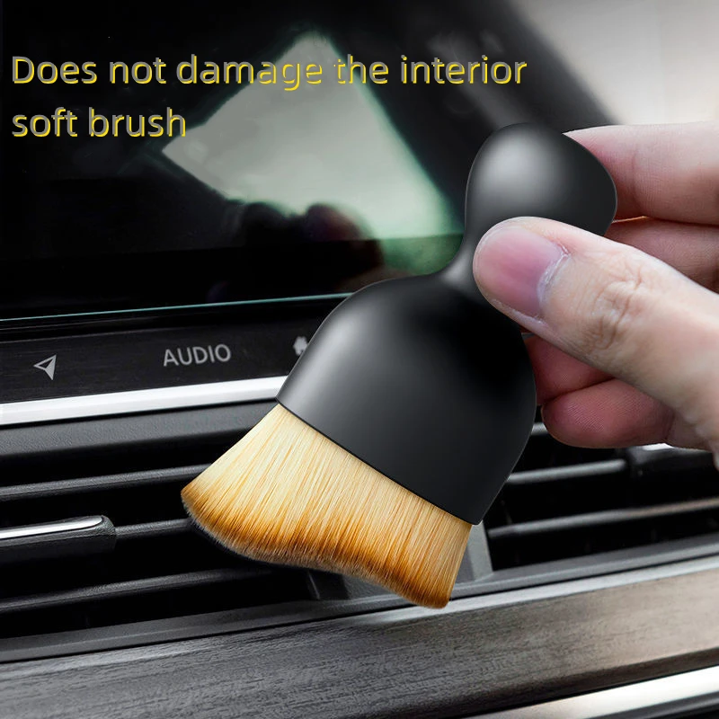 Car Interior Dust Brush Center Console Air Conditioning Outlet Cleaning Car Accessories