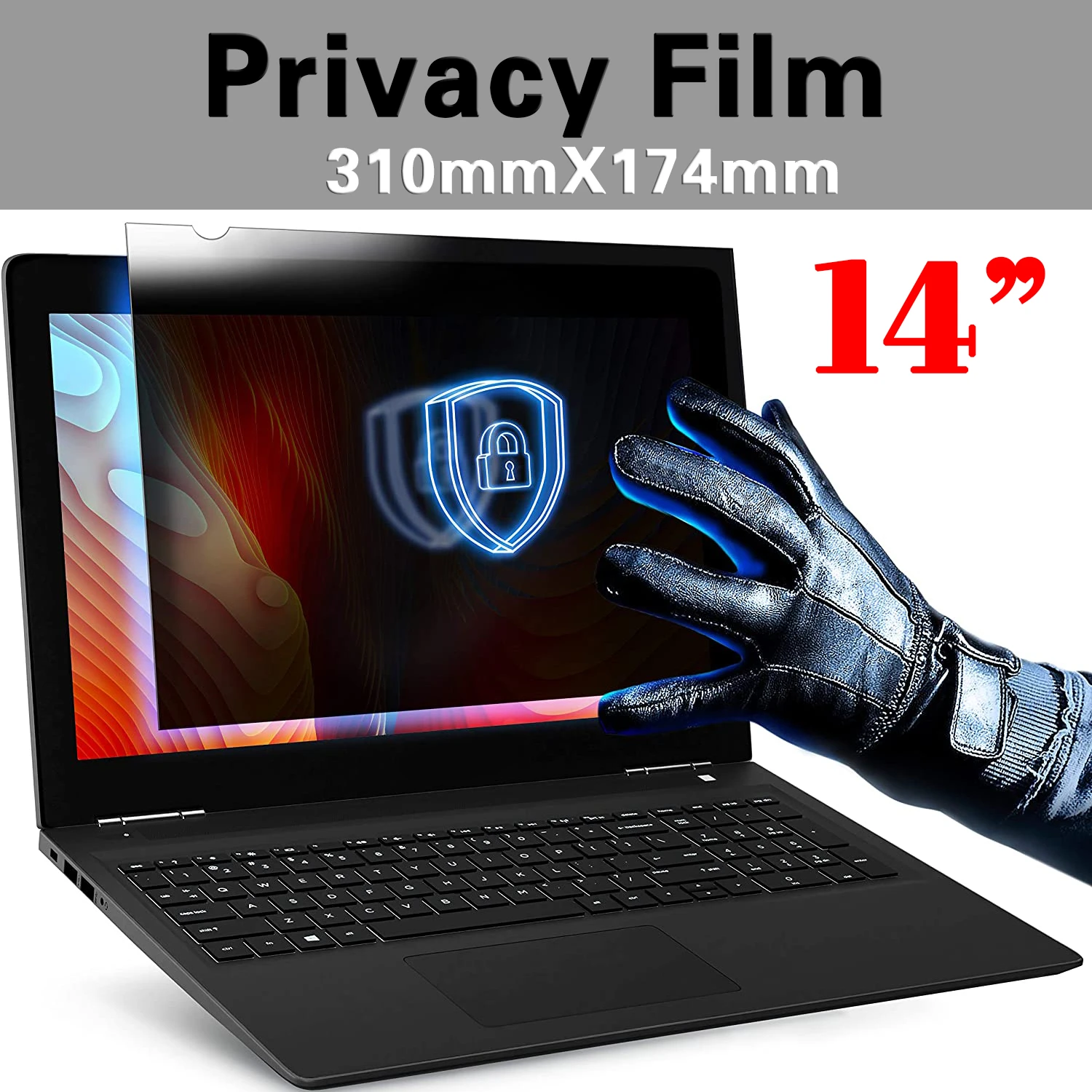 14 Inch (310mm*174mm) Privacy Filter Anti Spy Screens Protective Film