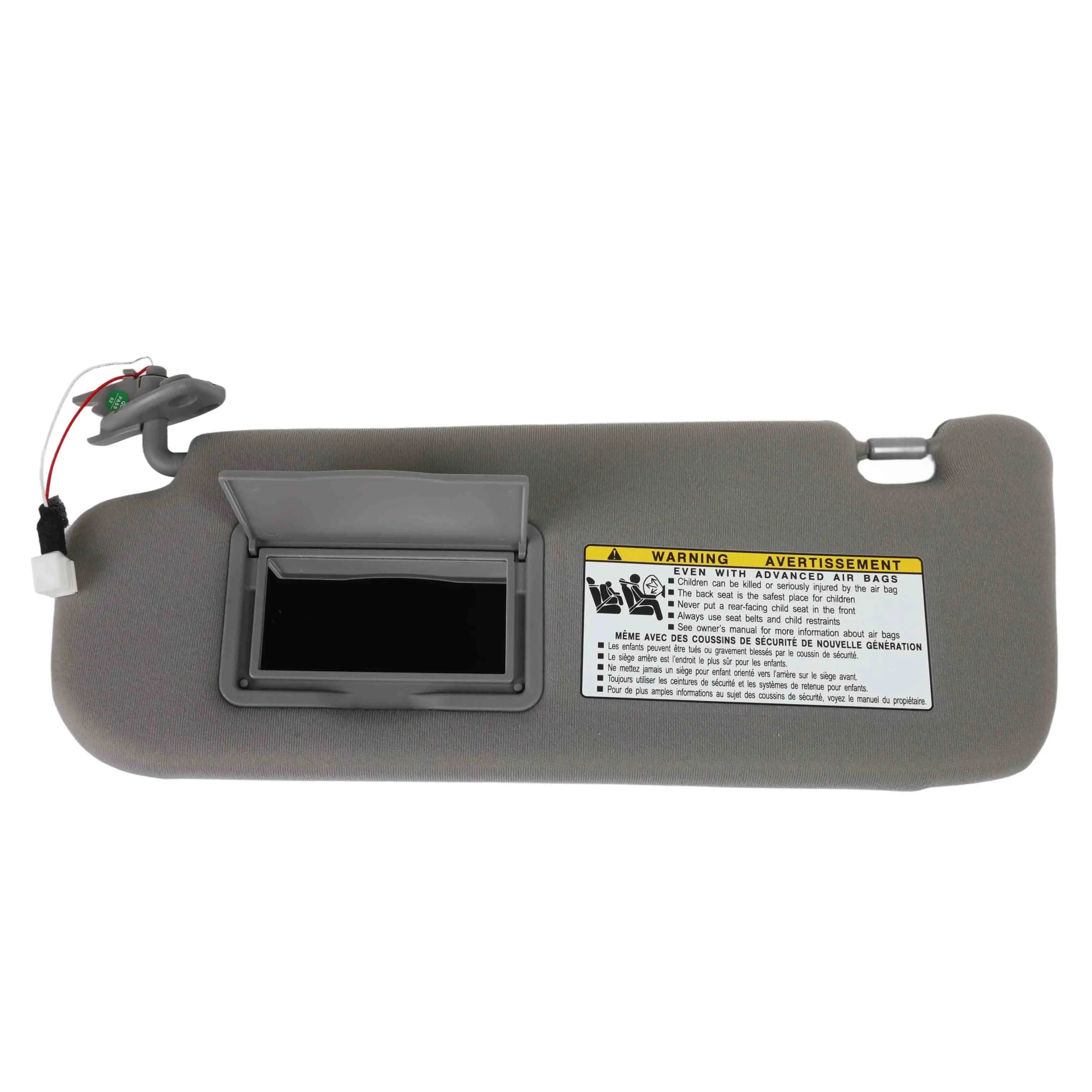 Visiera Parasole Lato Guida Sostitutiva Grigia Per Hyundai Sonata 2006-2008 - Con Specchietto - 852013K010QD