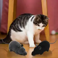 Cartoon Mini Remote Mouse Prank Toys Realistic Filling Animal Plush Mouse Electronic Remote Control Mice for Cat Interactive Toy 2