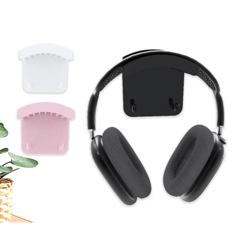 

Wall-mounted Headset Holder Headphone Hanger Under Desk Adhesive Headset Stand For Gaming Headphones Earphones