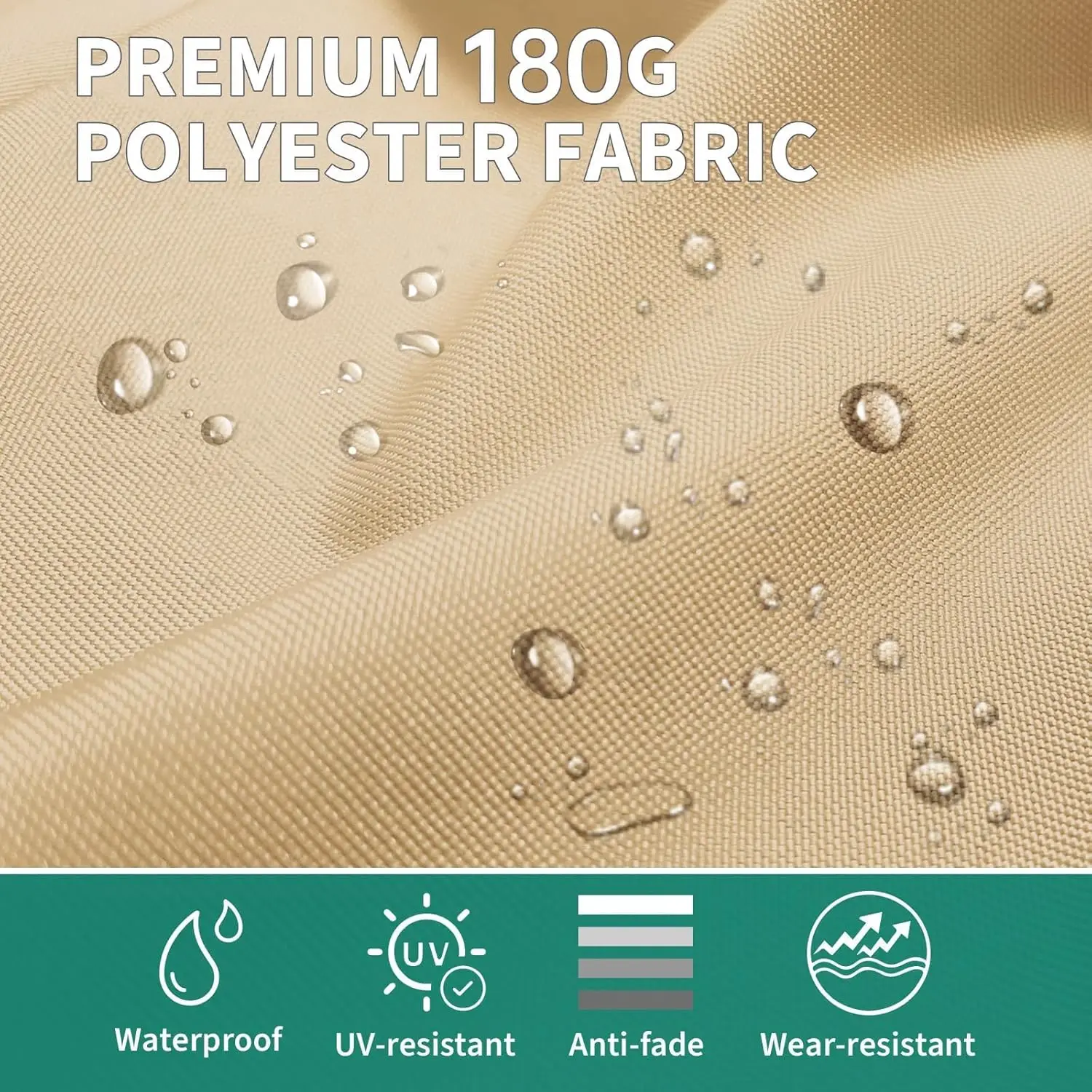 15×9FT Double Patio Umbrella 4