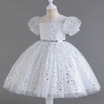 Girls Sequin Evening Dress 1