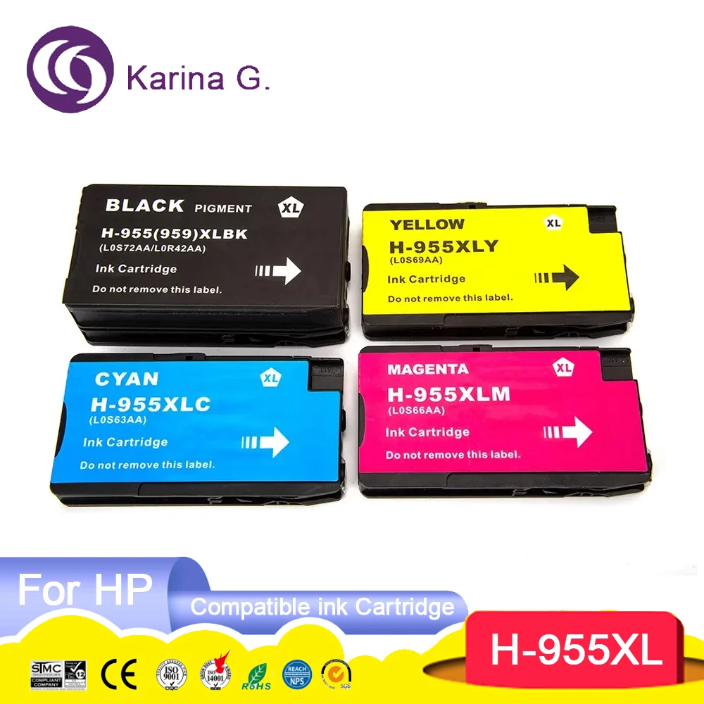 Compatible Ink Cartridge For 955 959 XL 955XL 959XL For OfficeJet Pro 7720/7730/