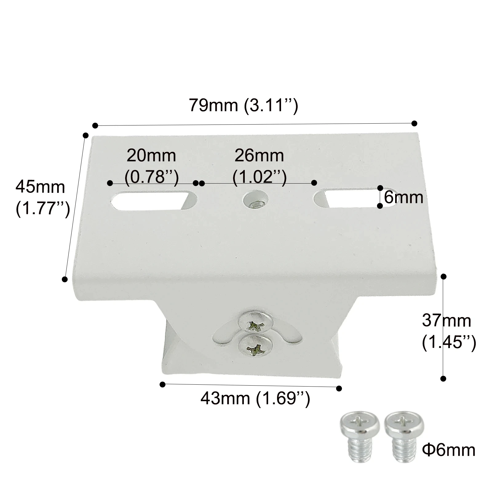 360 Degree Adjustable Security Surveillance CCTV Camera Mounting Bracket Duckbill Head Universal Joint Bracket Crossbar Adapter