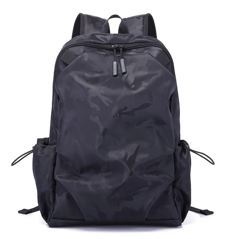 Mochila Masculina para Caminhadas ao Ar Livre e Montanhismo, Bolsa de Viagem Durável e Leve, Camuflada, com Alças Duplas para Computador