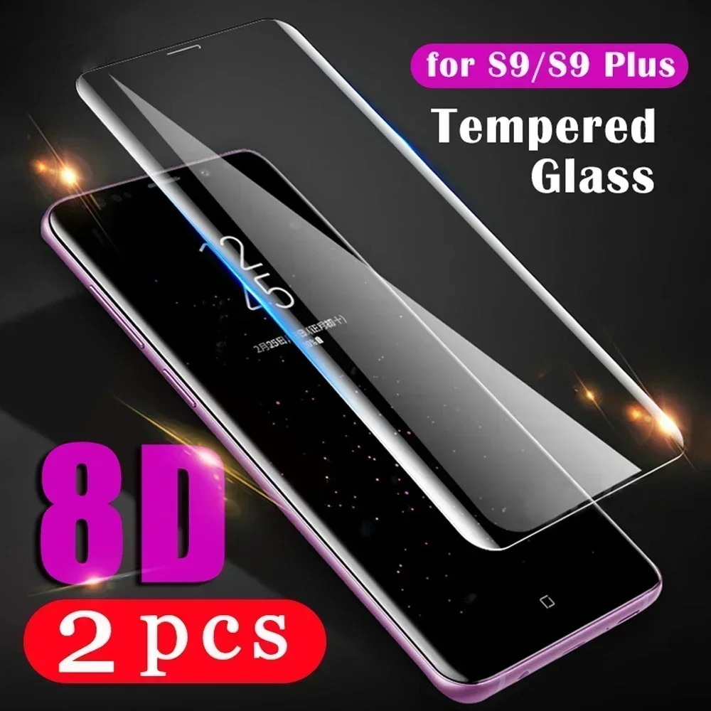 

2 шт. чехол для samsung Galaxy s20 Ultra S10 lite S10e S9 S8 plus S7 edge Закаленное стекло Защитная пленка защита для экрана телефона