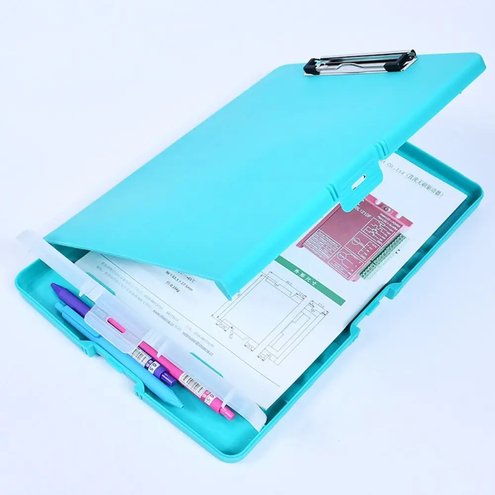 Plastic Clipboard File Box Case Document File Folders Test Paper Organizer Writing Pad 1 Pc writing clipboard,transparent clipboard,business folder,clipboard holder