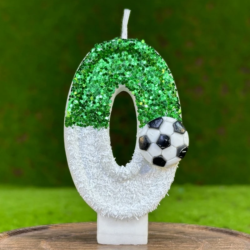 Candele Per 2° Compleanno A Tema Calcio – Topper Per Torta A Forma Di Pallone, Decorazioni Per Feste Bambini E Bambine - 3