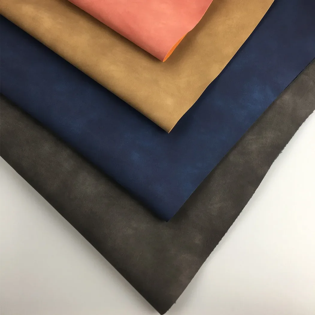 Fashion Matte PU Leather Notebook Handbag Furniture Sofa Direct Sale Elegant Sheep Skin Artificial Leather Clothing Fabric