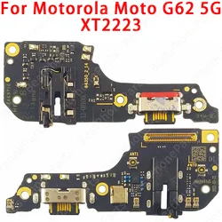 Enhanced Charging Port USB Connector with IC PCB Dock Plate - Spare Parts (Moto G62 5G Ori)