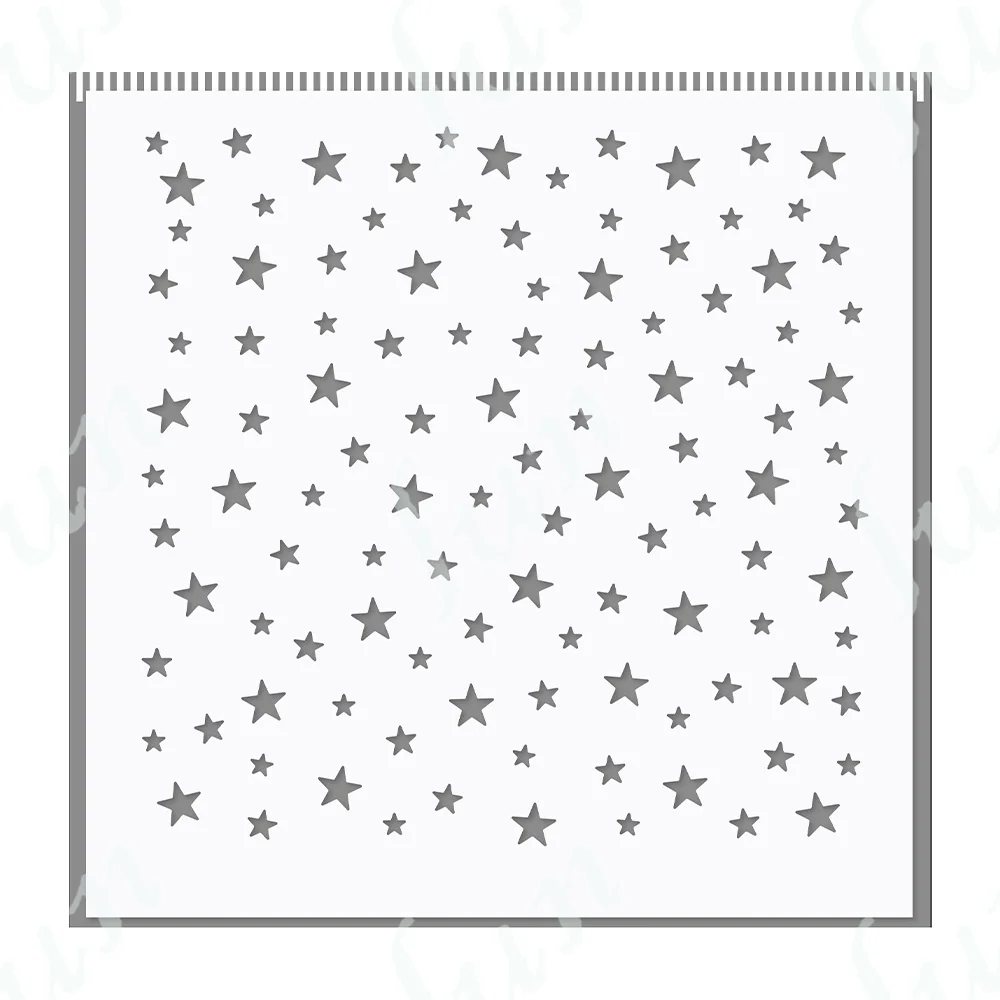 Layering-Stencils-Reusable-Star-Celebration-Stencil-Crafts-Template-DIY ...