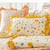Korean Style Floral Sofa Cushion Sofa Cover Slip Resistant Slipcover Seat Sofa Towel Dust Cover Towel Couches for Living Room 4