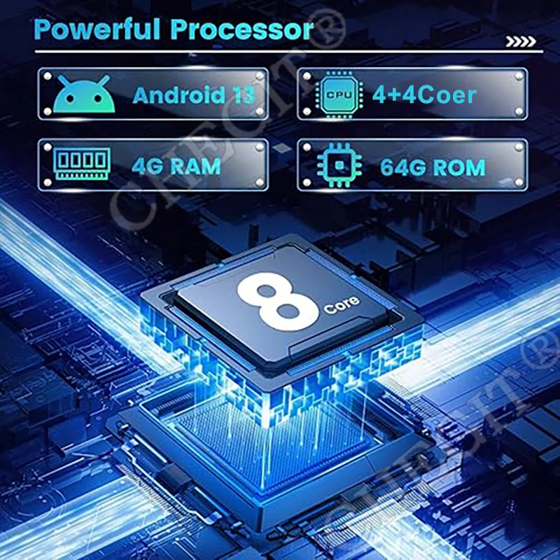 7/9/10" Universal Android 13 2Din car radio 8Core 64G Autoradio android  Central Multimedia Smart car systems BT GPS For Toyo