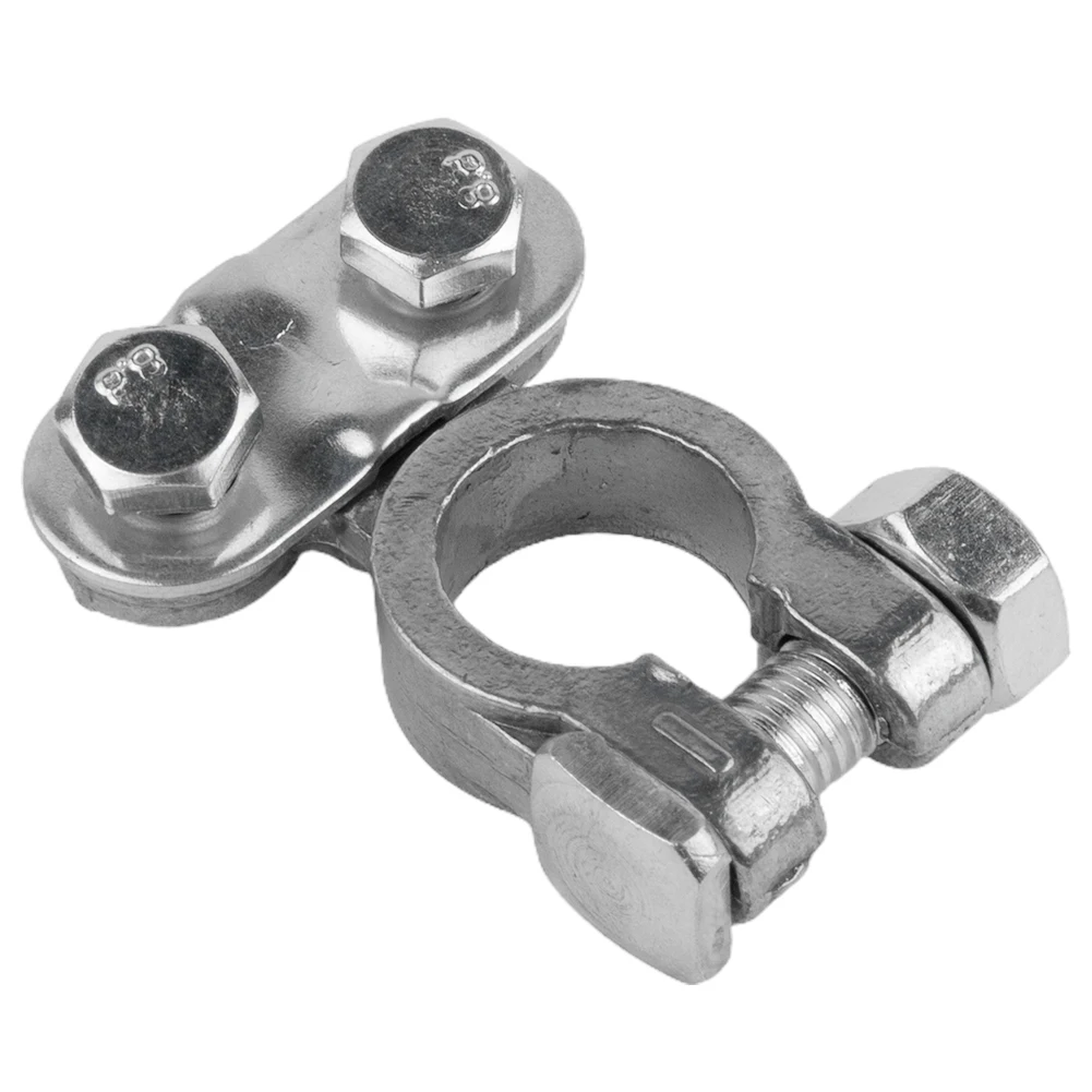 2Pcs 12V Leisure Battery Terminals Connectors Clamps Zinc Alloy Fit For