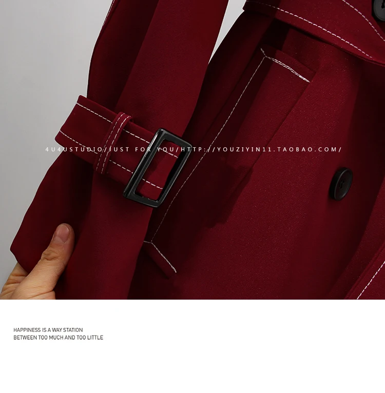 SuperAen Elegant Solid Color Trench Women's 2023 Autumn New England Style Vintage Turn-down Collar Loose Casual Coat