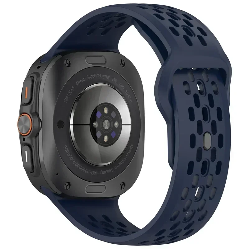 Breathable Silicone Sports Watchband Bracelet
