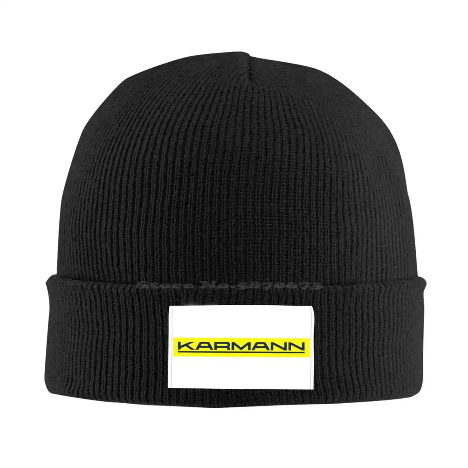 

Karmann Logo Print Graphic Casual cap Baseball cap Knitted hat