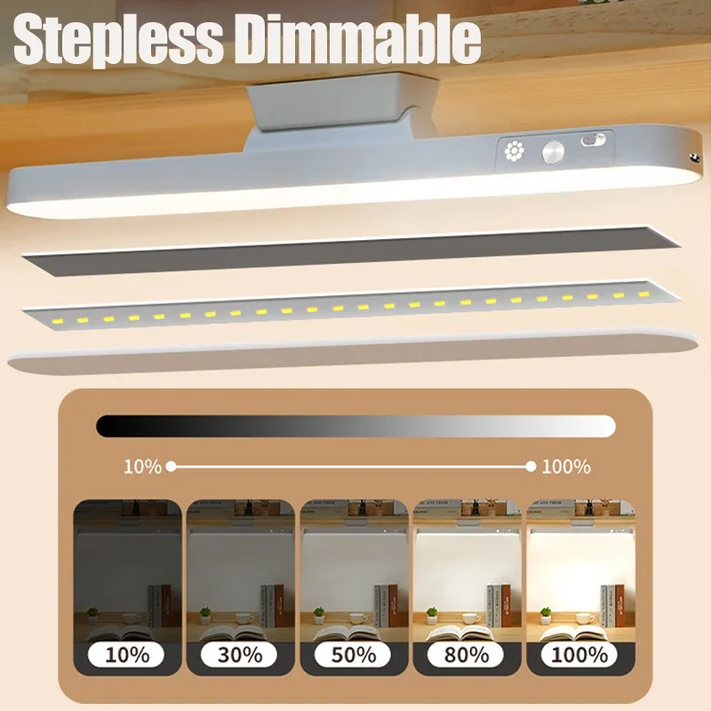 مصباح طاولة LED مغناطيسي USB قابل للشحن