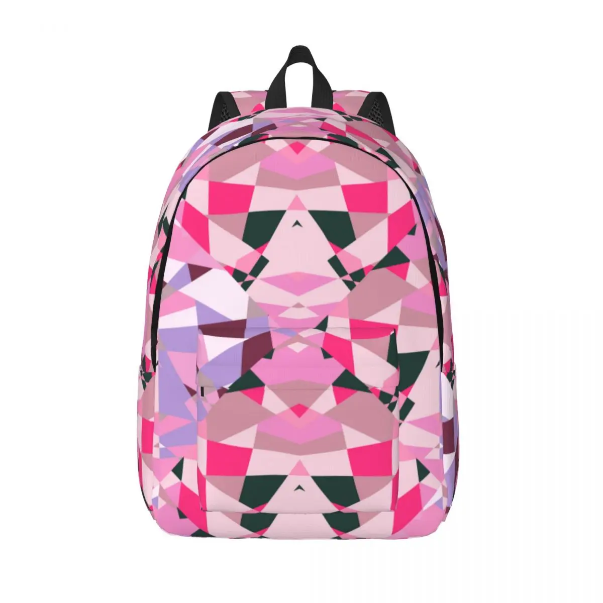 

Geometric Print Backpack Kaleidoscope Mosaic Boy Girl Polyester Travel Backpacks Xmas Gift Big Leisure School Bags Rucksack