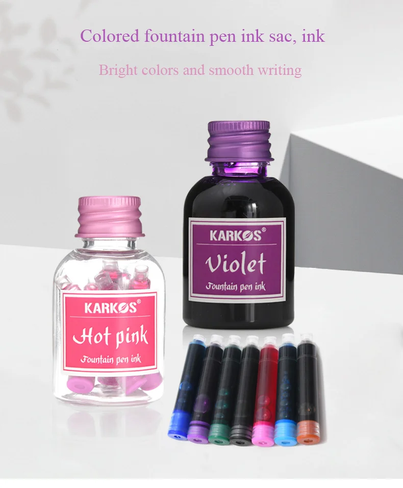 Fountain Pen Ink 30ml/Bottle 10 Colors dye ink refill ink refill