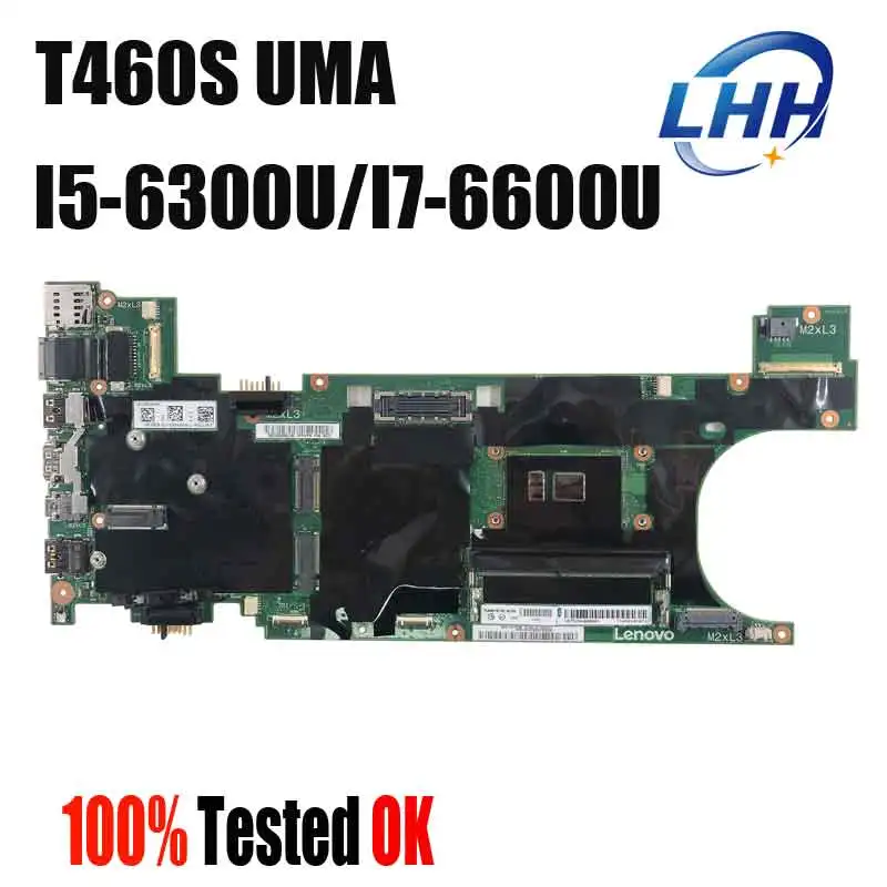 Dla Lenovo Thinkpad T460S UMA płyta główna I5-6300U I7-6600U laptopa NM-A421