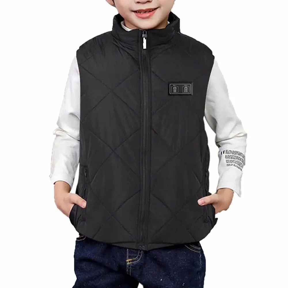 Heated Vest 13 Heating Zones USB Charging Washable for Boys Girls