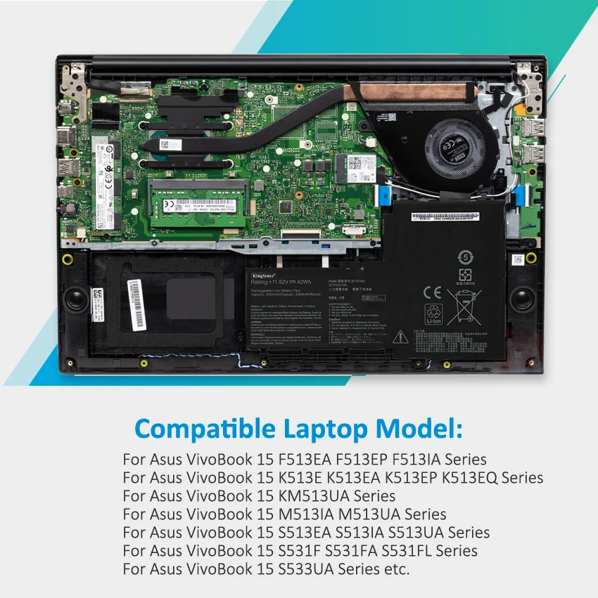 KM513UA M513IA M513UA bateria