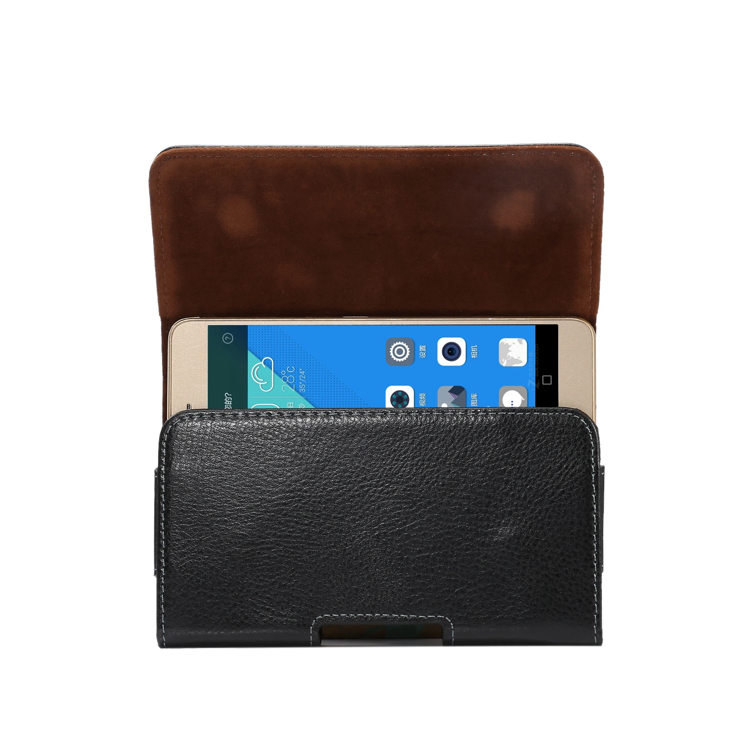 Genuine Leather Belt Clip Phone Case & Waist Bag
