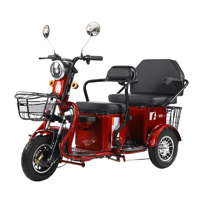 48v 60v Electric Tricycles Leisure Three-wheeler Mini Detachable Battery ElectricMotorcycle Scooter Adult Elderly Scooter custom 500pcs for rectal use only stickers 1 5 3 8 inches orange adult fun jokes prank stickers fun jokes detachable labels