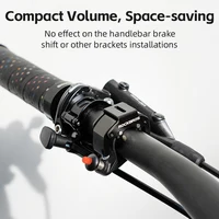 ROCKBROS – sonnette de vélo en alliage d'aluminium, alarme sonore Portable de petit Volume pour la sécurité de l'anneau de vélo de route vtt, accessoires de bicyclette 2